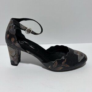 Aerosoles Women’s Park Avenue Black Floral Pumps, Size 8 M